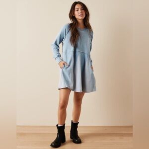 NWT American Eagle “This Feels Seriously Lived-In” Fleece Mini Dress Size Small